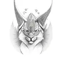 TWIN FLAME SYMBOL tattoo design idea