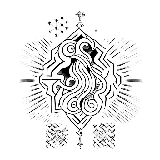 A minimalist tattoo of a Bible open to a verse about the Northern Lights, combining the client's faith and fascination with the natural phenomenon tattoo design idea