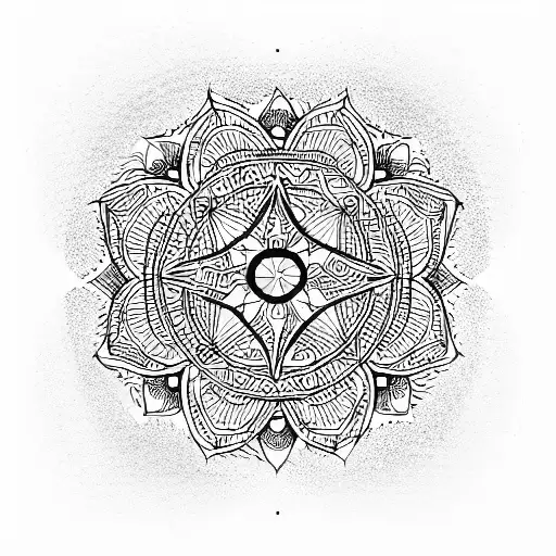 Mandala tattoo design idea