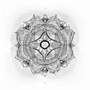 Mandala tattoo design idea