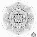 Mandala tattoo design idea