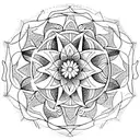 Mandala tattoo design idea