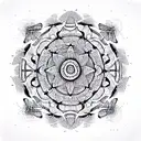 Mandala tattoo design idea