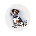 jack russel terrier tattoo design idea
