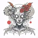 radiohead tattoo design idea