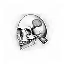 skull, 1911 guns, letter "K", cigar tattoo design idea