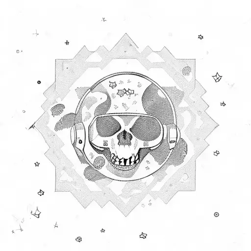 dead astronauts  tattoo design idea