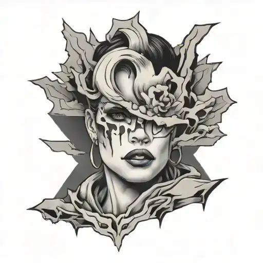 Halsey Badlands tattoo design idea