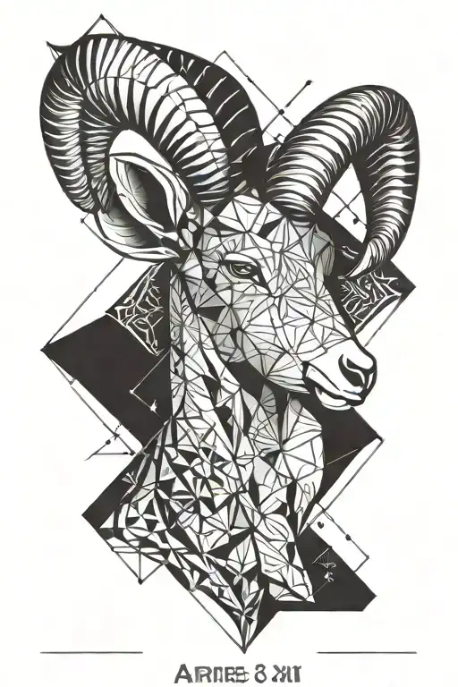 Aries XIII tattoo design idea
