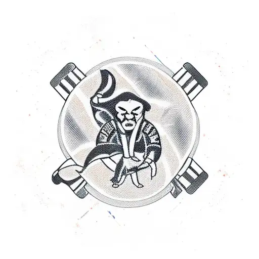 jiu jitsu  tattoo design idea
