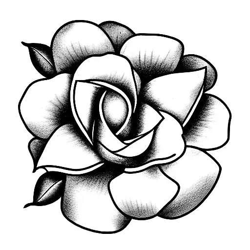 white lilac flower tattoo