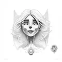 coraline  tattoo design idea