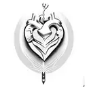 heart tattoo design idea