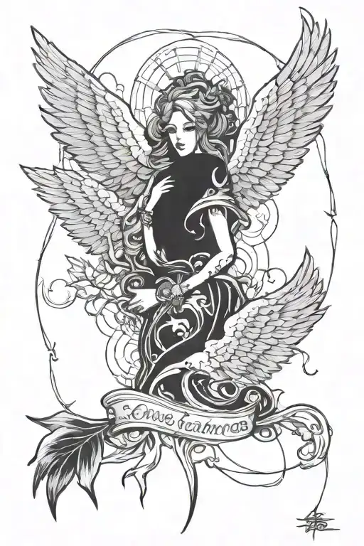 No One Is Coming To Save You tattoo design idea
