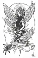 No One Is Coming To Save You tattoo design idea