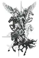 The four horsemen of the apocalypse tattoo design idea