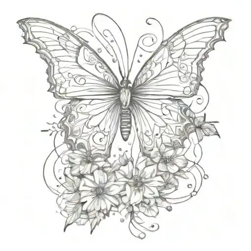 butterfly effect tattoo design idea