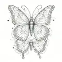 butterfly effect tattoo design idea