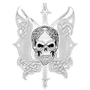 celtic reaper tattoo design idea