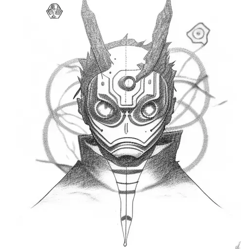 Obito Uchiha tattoo design idea