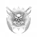 half sleeve witchy tattoo design idea