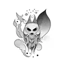 half sleeve witchy tattoo design idea