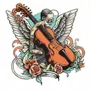 Surgeon+ Music+ Pain tattoo design idea