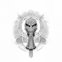 Ankh Symbol tattoo design idea