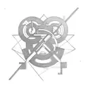 representation of overthinking and a question mark tattoo design idea