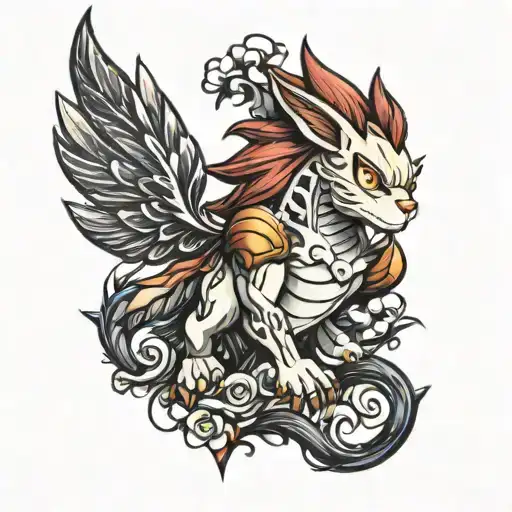 fairy tail tattoo design idea