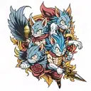 fairy tail tattoo design idea