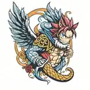 fairy tail tattoo design idea