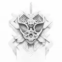 tool band tattoo design idea