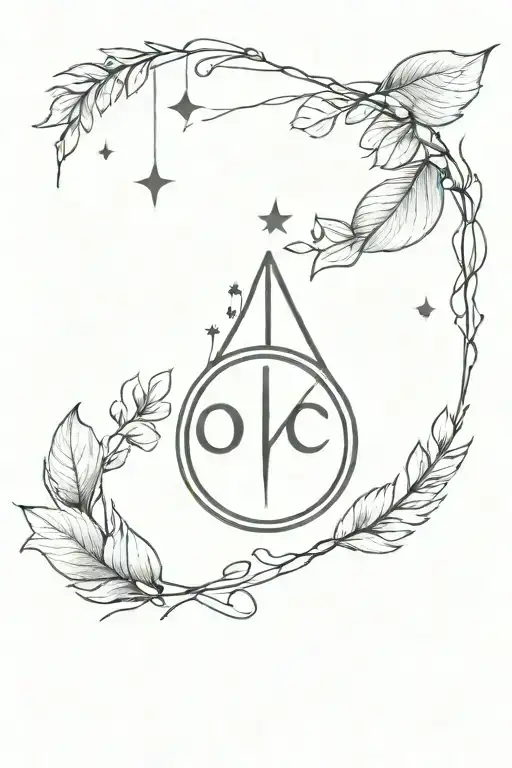 I love Harry Potter and I'm a person who believes in miracles and magic happening in my life. Iove moon and Laurel leaf  tattoo design idea