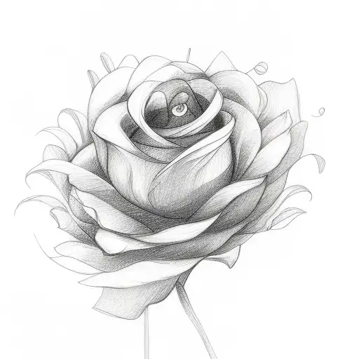flower bouquet representing my two sons and my husband tattoo design idea