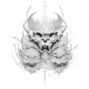 dominance, masculanity tattoo design idea