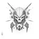 dominance, masculanity tattoo design idea