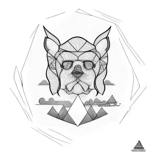 Walter And kayaking Simple  tattoo design idea