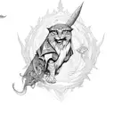 wizard's spell tattoo design idea