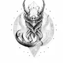 wizard's spell tattoo design idea