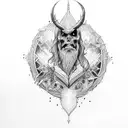 wizard's spell tattoo design idea