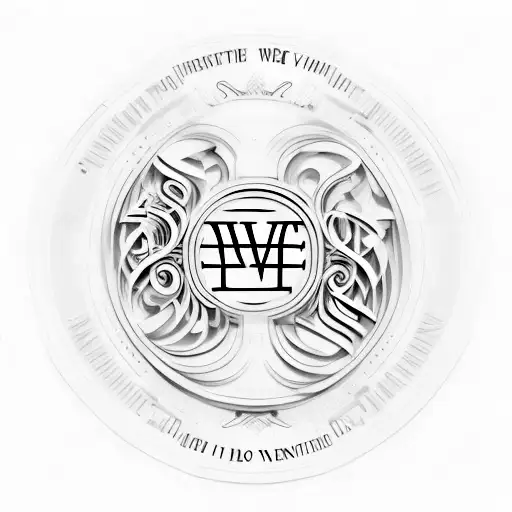 modern typography that says "vere venit" tattoo design idea