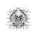 modern typography that says "vere venit" tattoo design idea