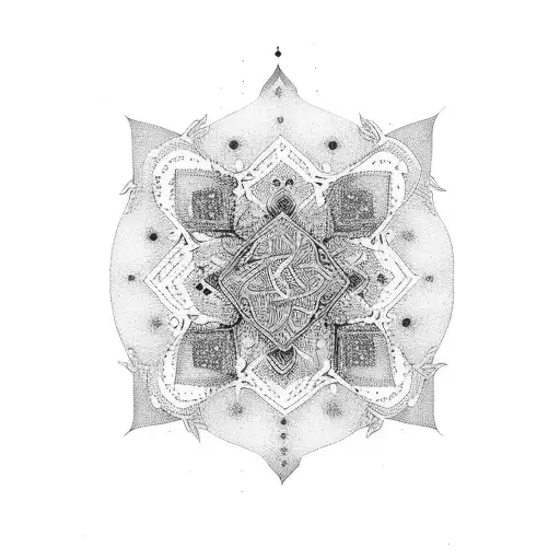 Arabic  tattoo design idea