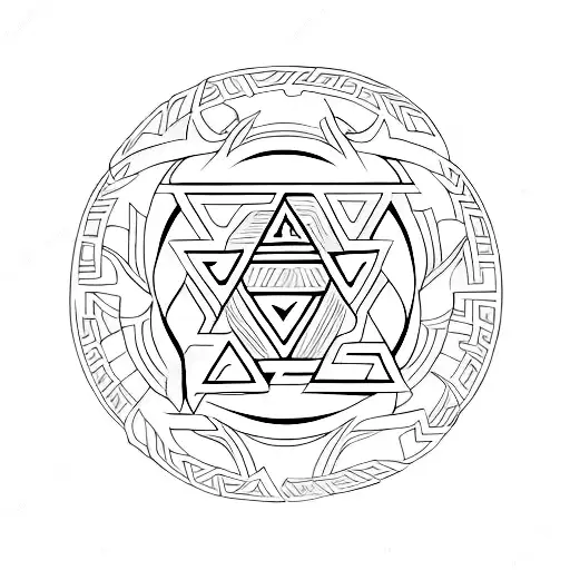 Valknut Symbol tattoo design idea