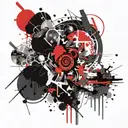 dissociative identity disorder tattoo design idea