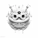 Dopamine as a semicolon tattoo design idea