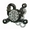 shackles  tattoo design idea