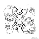 infinity friendship tattoo design idea