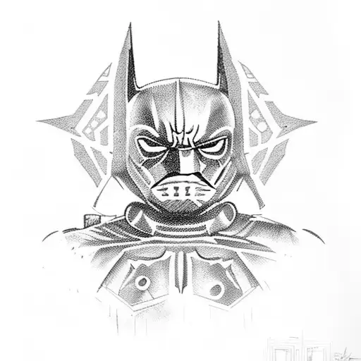 the Dark Knight, with Star Wars  tattoo design idea